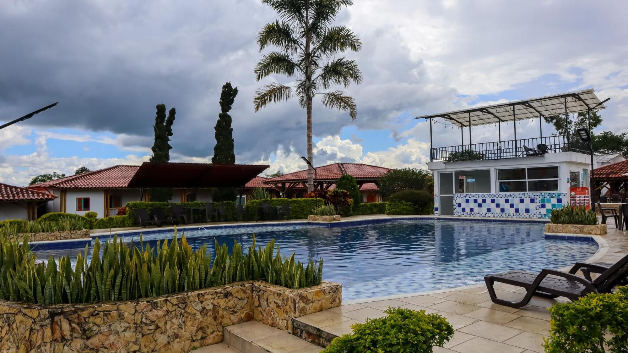 Hotel Parque De Los Arrieros Montenegro Exteriör bild
